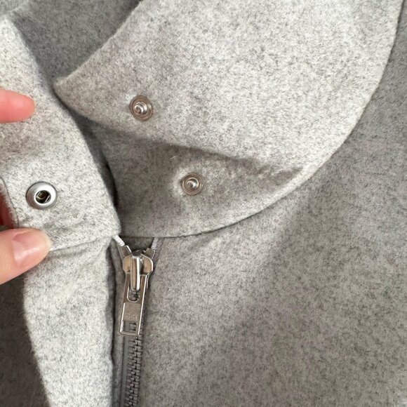 Helmut Lang grey belted coat, size Small - Picture 4 of 8